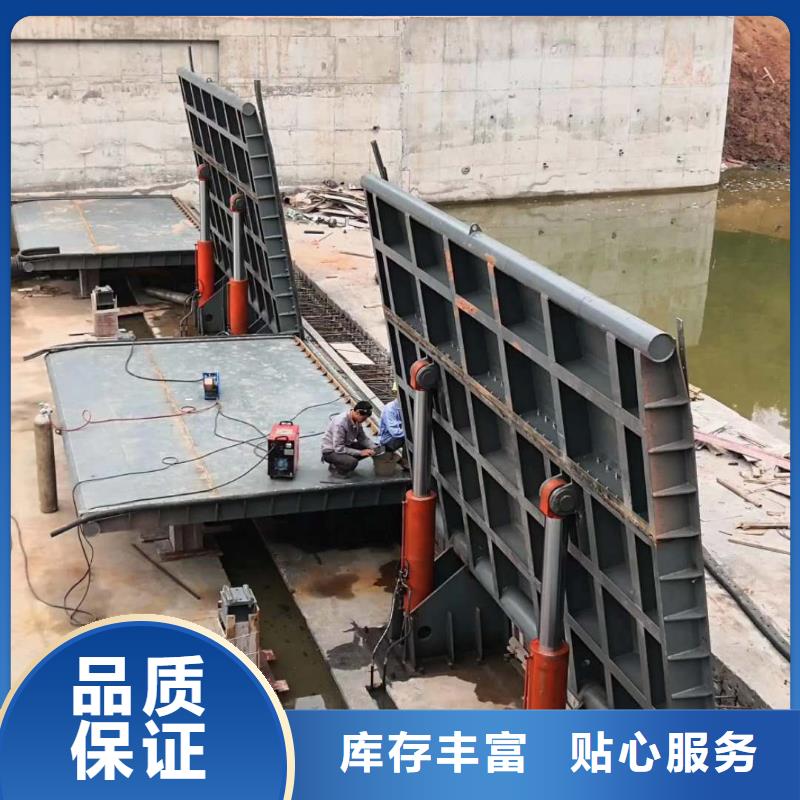 广安订购8米液压翻板闸门升降坝安装步骤