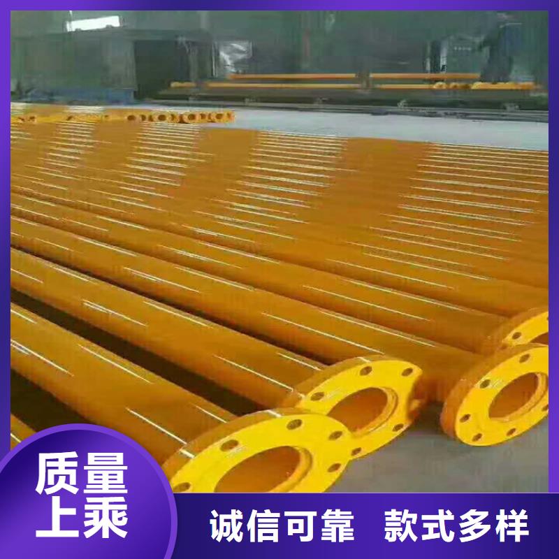 DN100涂塑钢管现货库存表
