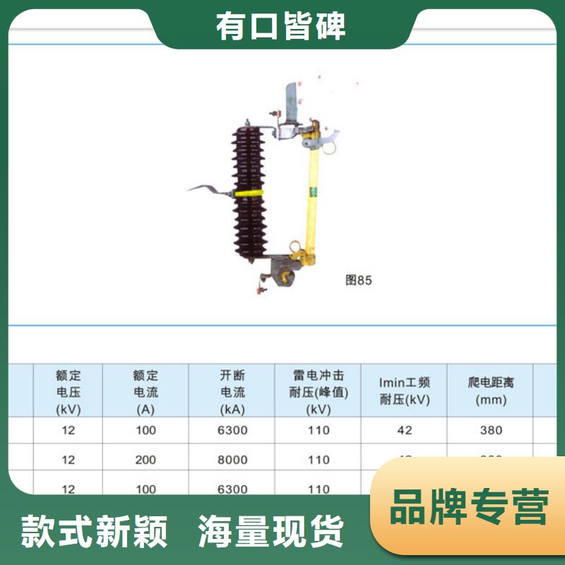 HRW4-10/100高压跌落式熔断器贵港货源直销樊高