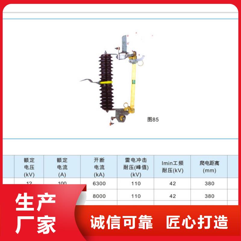 HPRW12-12/200高压跌落式熔断器海口订购樊高