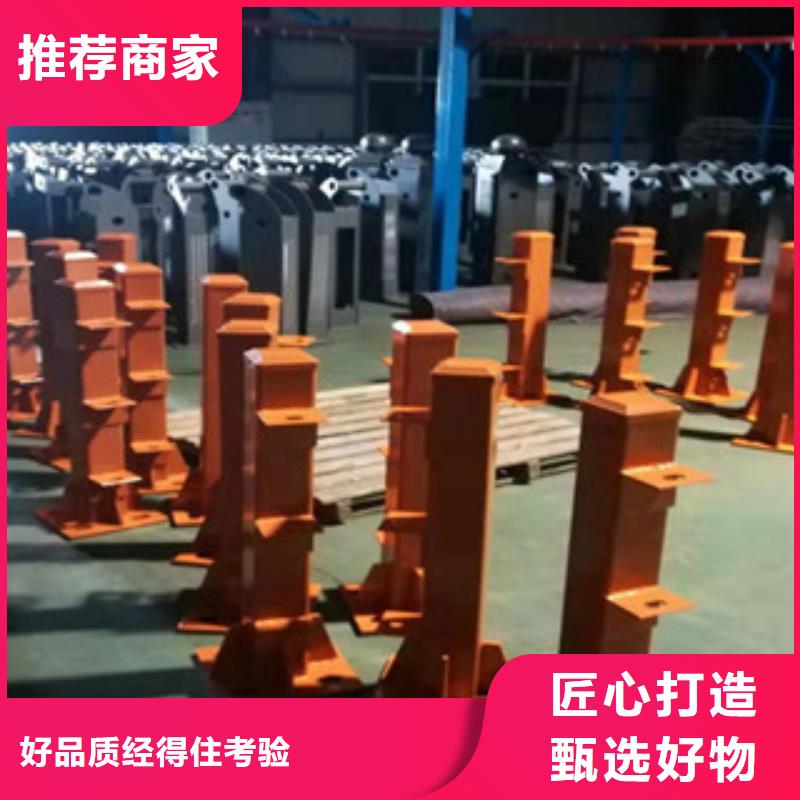 防撞桥梁护栏厂家-可来厂考察