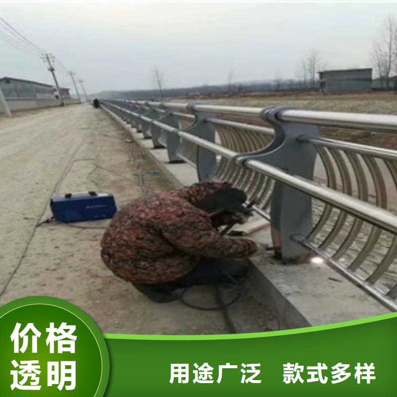 (百色)买广斌金属材料有限公司厂价直供复合管桥梁栏杆静电喷塑防撞立柱可加工定制