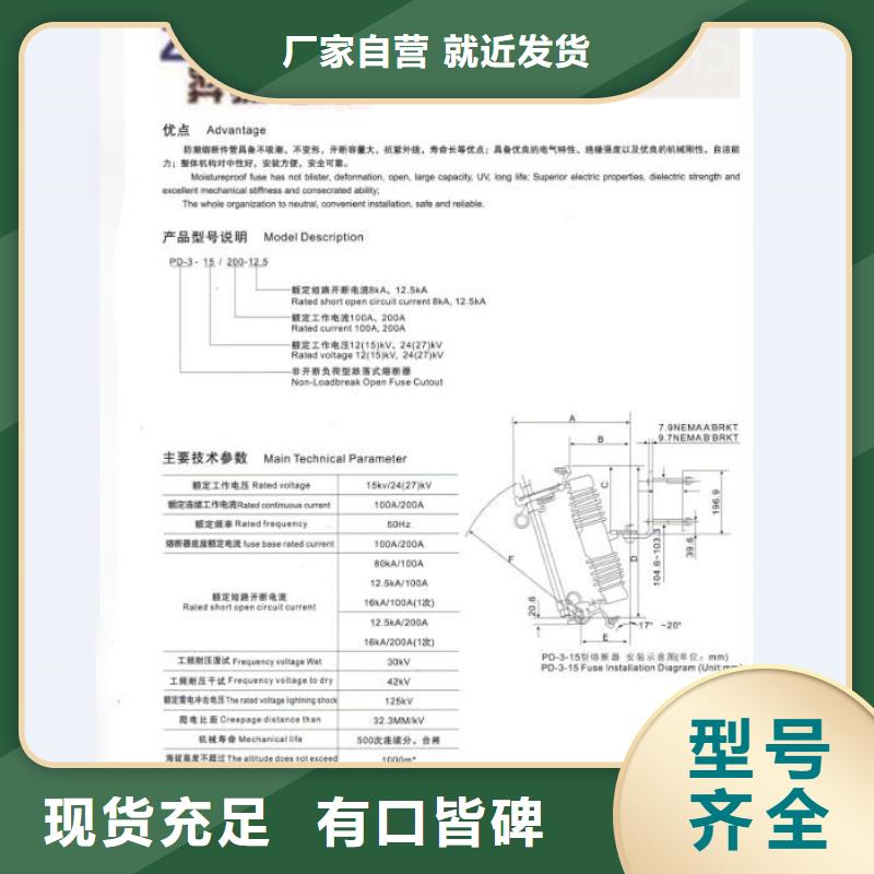【羿振电气牌】高压熔断器/HRW7-10/100A