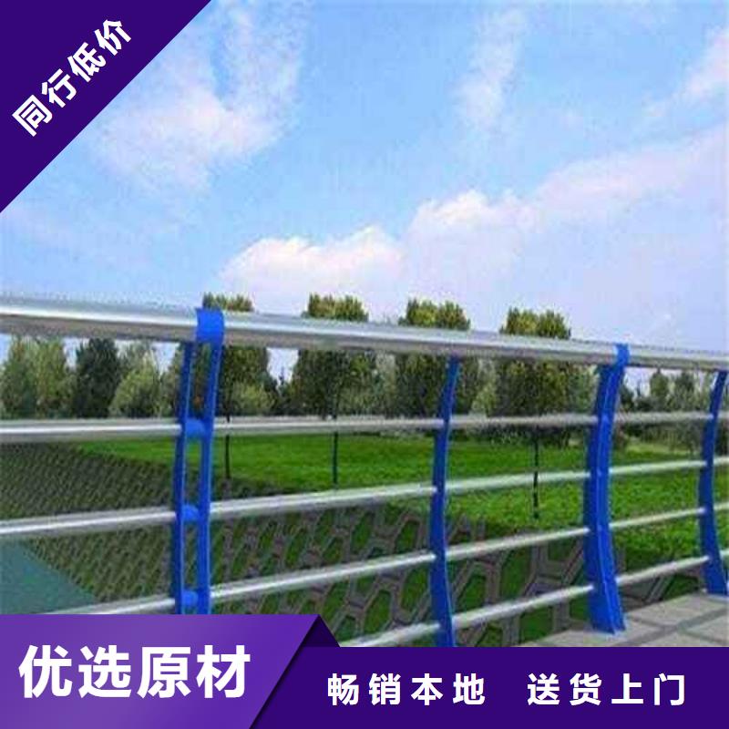 不锈钢河道栏杆结构简单
