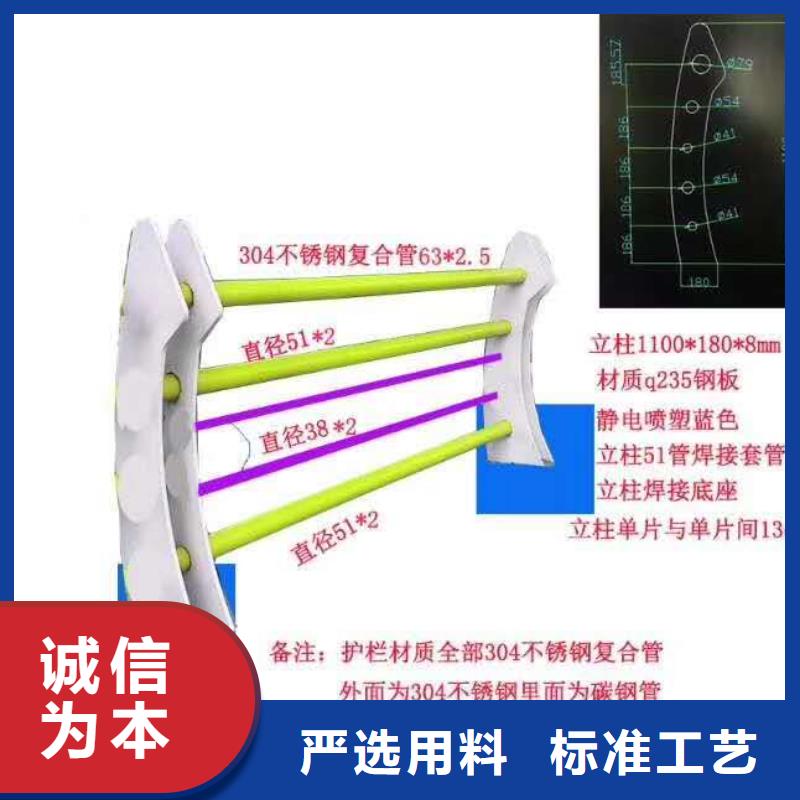 铁路不锈钢复合管栏杆详情咨询