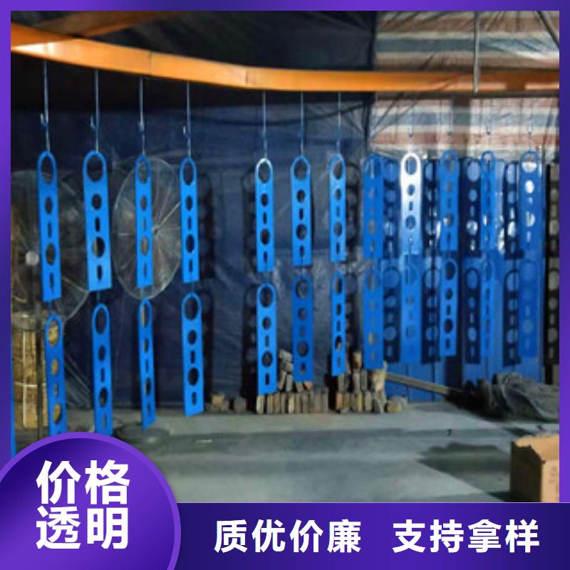 湖北同城亮洁护栏工厂直销201不锈钢复合管桥梁护栏实体工厂