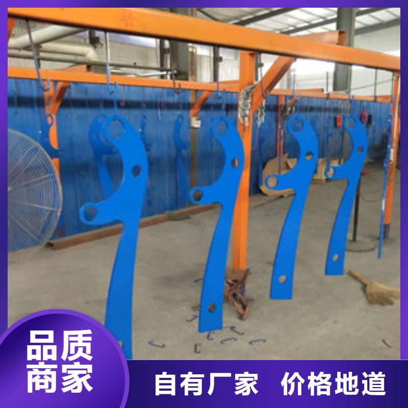 【防撞立柱河堤護欄做工精細】