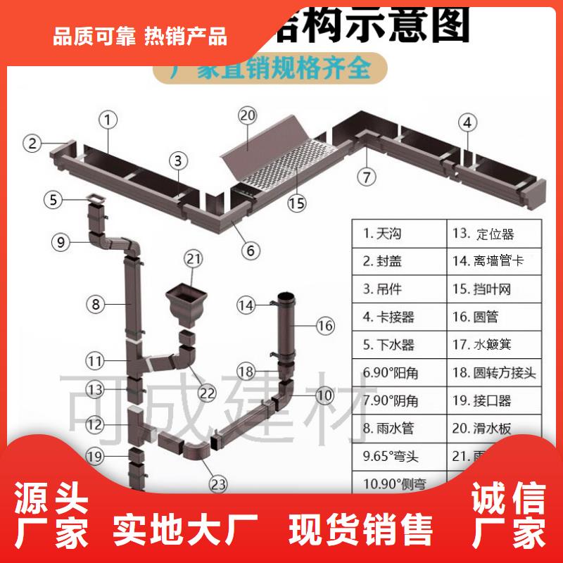 河南郑州定做简易天沟水槽怎么做厂家