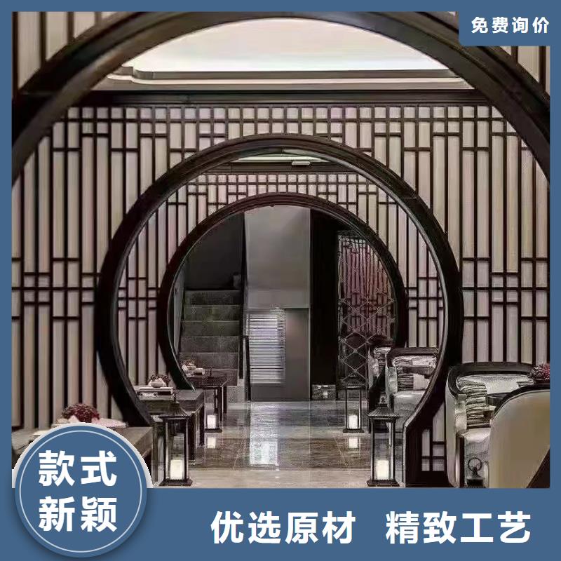 中式铝代木古建_檐沟厂家直发
