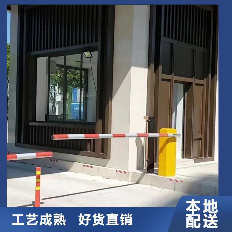 铝代木仿古建材安装