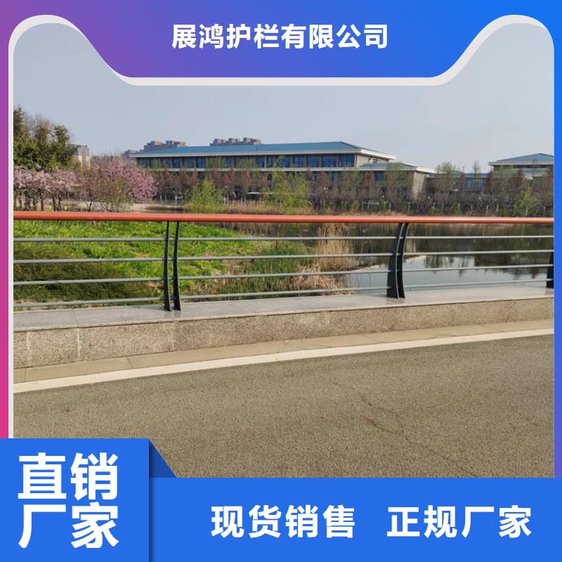 四川省自贡该地造型新颖的河道防撞护栏
