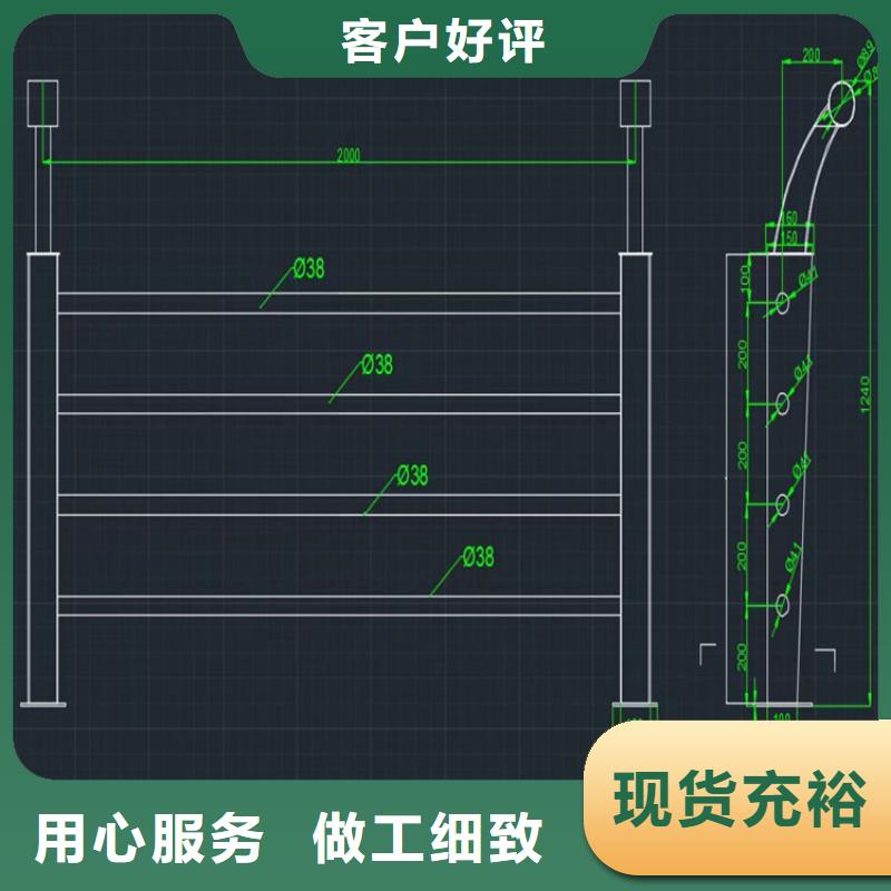 碳素鋼復合管大橋防護欄焊接拋光耐腐蝕