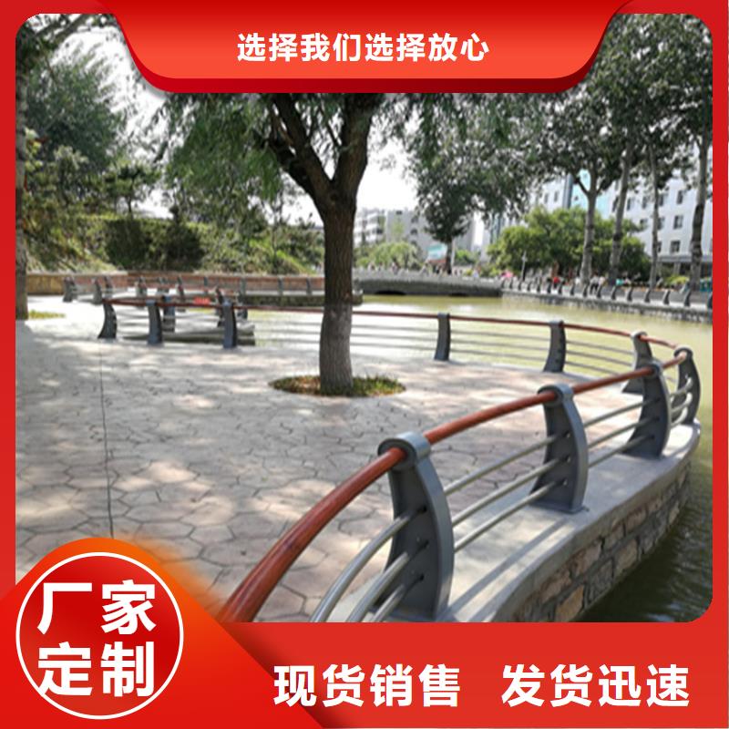 广西柳州附近市木纹转印桥梁栏杆外形美观