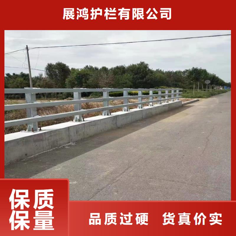 桥梁静电喷塑栏杆防腐防老化认准展鸿护栏厂家