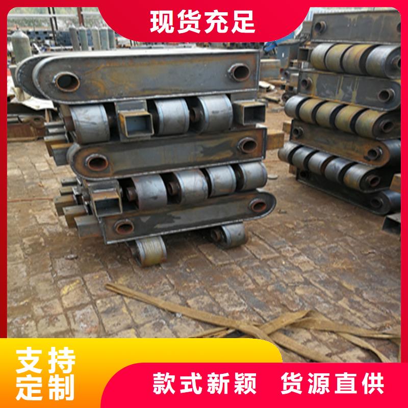 碳鋼管木紋轉印橋梁欄桿款式新穎