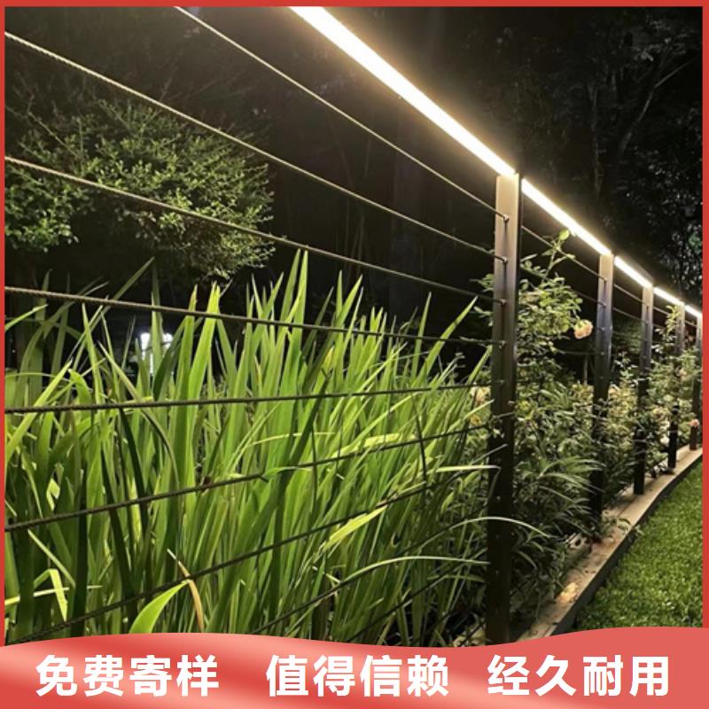 周边钢丝绳栏杆厂家