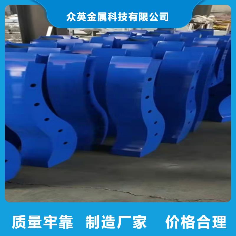 【护栏钢板立柱】,交通防撞围栏货源直销同城制造商