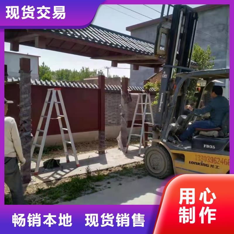文昌市简易不锈钢候车亭来厂考察