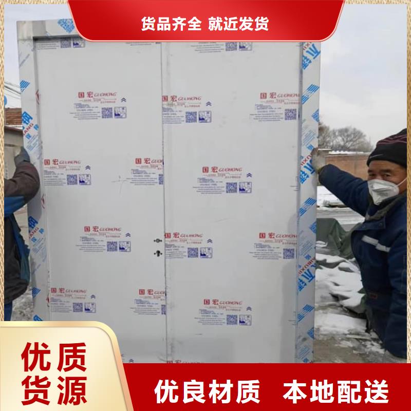 电动推拉铅板门厂家价格透明