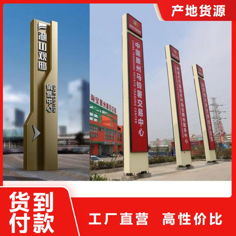 户外精神堡垒导视牌应用广泛