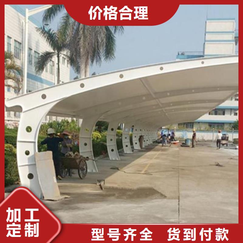 友佳【自行车停车棚】 宣传栏细节严格凸显品质-企业旺旺