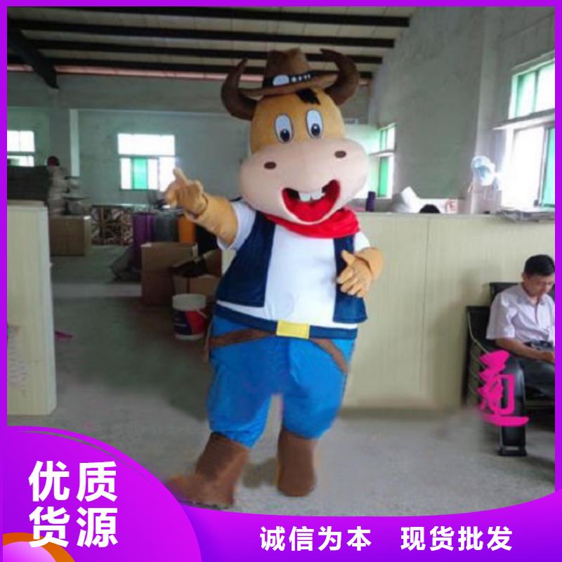 河北石家庄卡通行走人偶定做厂家/大头毛绒公仔造型多