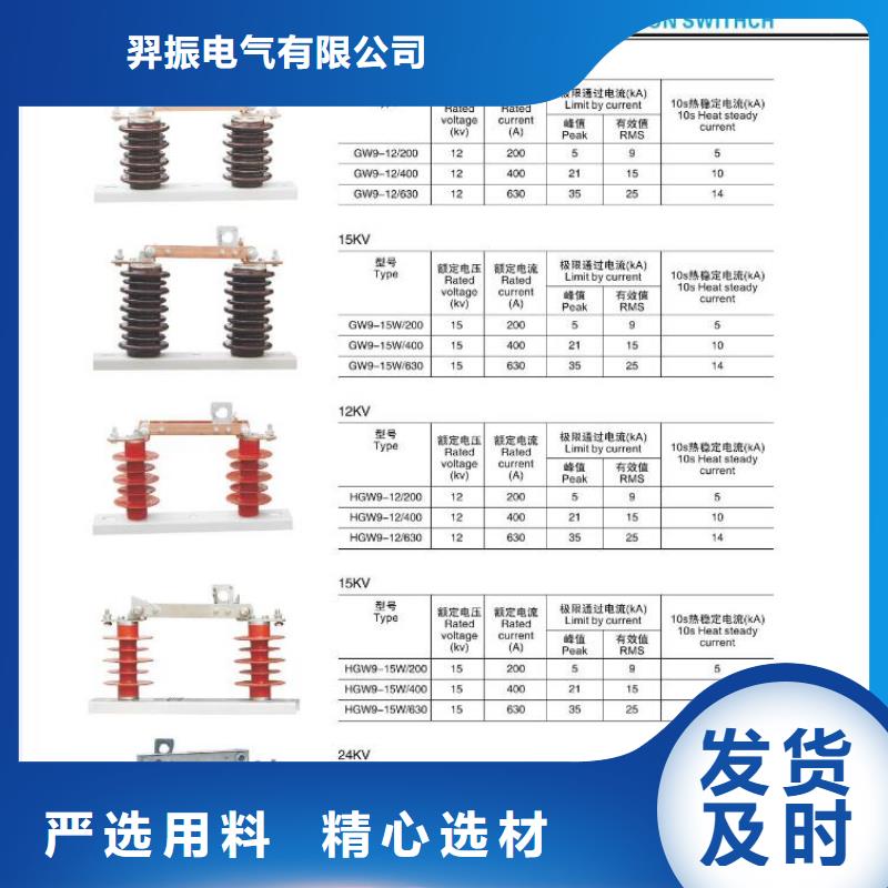 高压隔离开关跌落式熔断器厂家应用范围广泛羿振跌落式熔断器