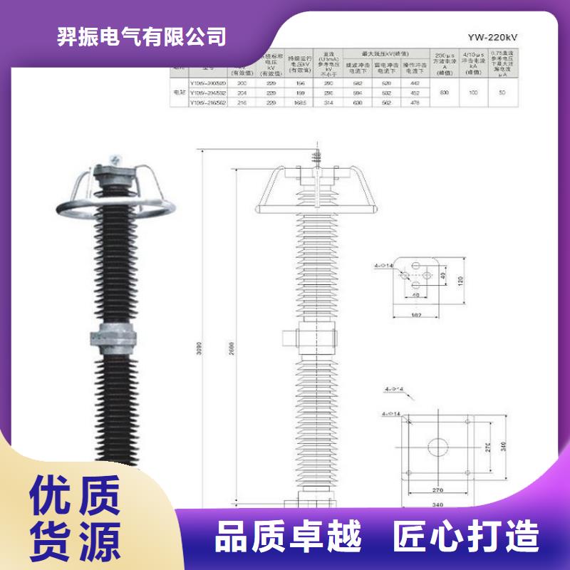 氧化锌避雷器Y10W5-198/565【浙江羿振电气有限公司】