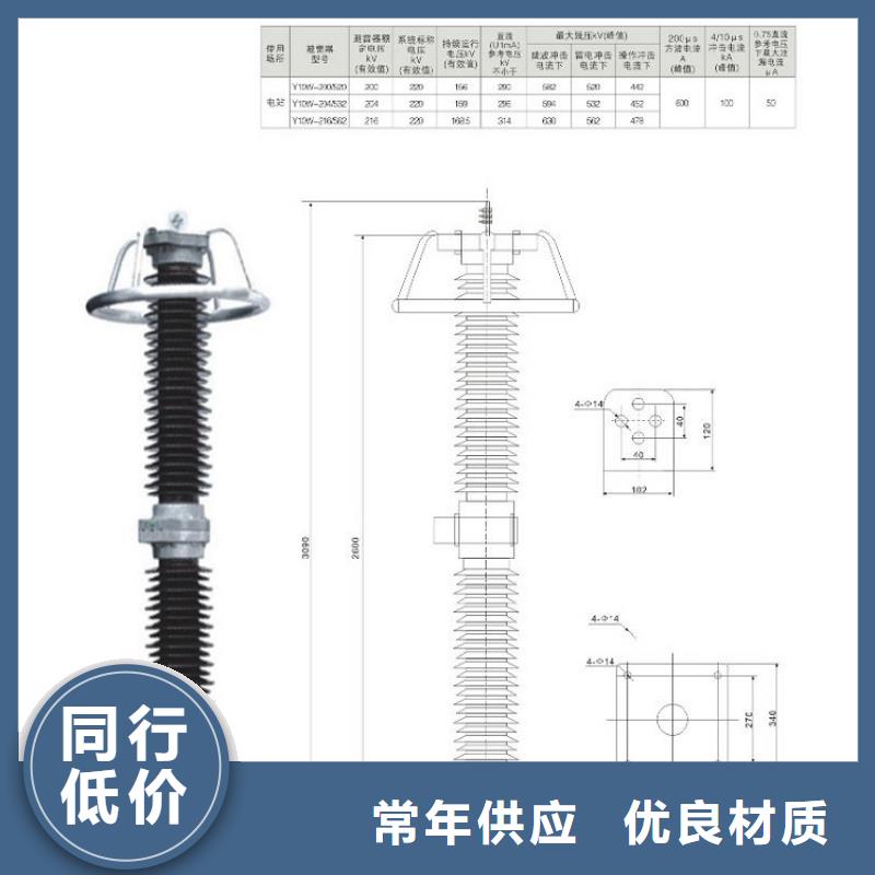 复合外套氧化锌避雷器YH10WZ-51/134GY【羿振电力】
