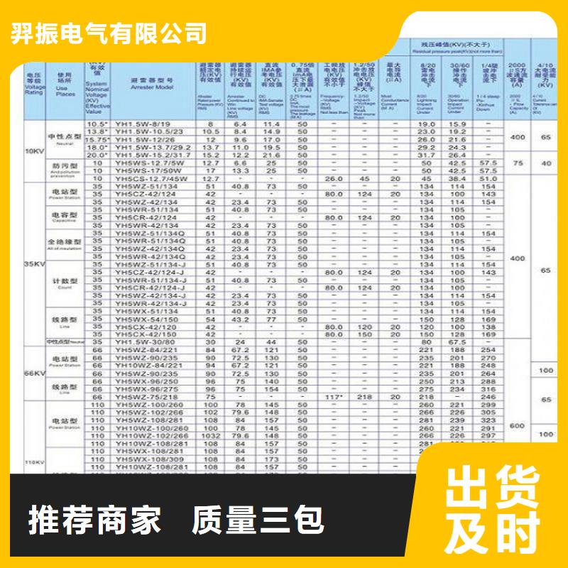 【避雷器】HY5WBG-17/50-浙江羿振电气有限公司