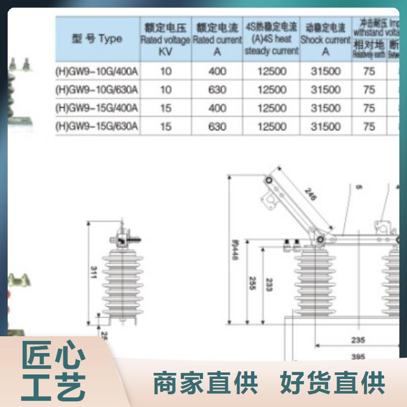 羿振跌落式熔断器GW9隔离开关真空断路器质量上乘