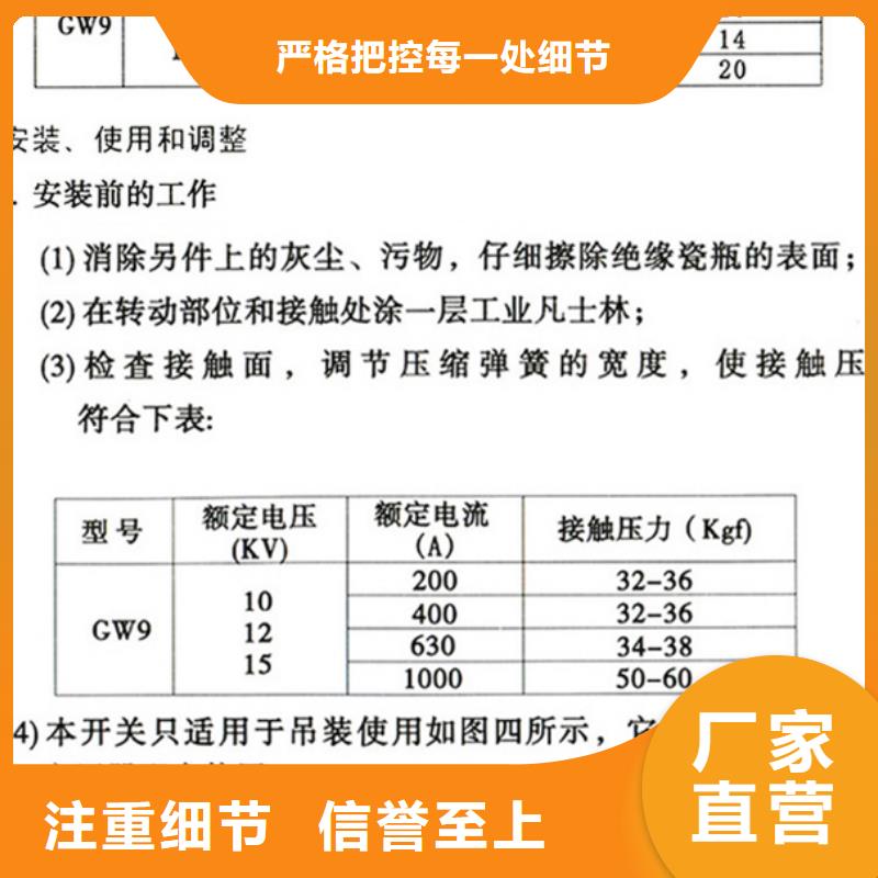 [公主岭]高压隔离开关HGW9-12KV/400