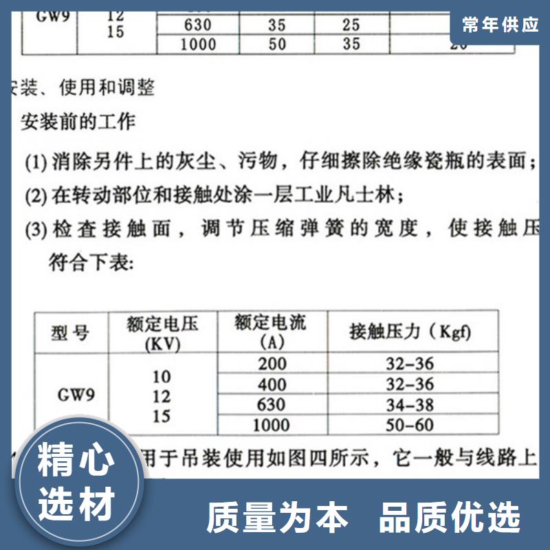 【户外隔离刀闸】GW9-10-200