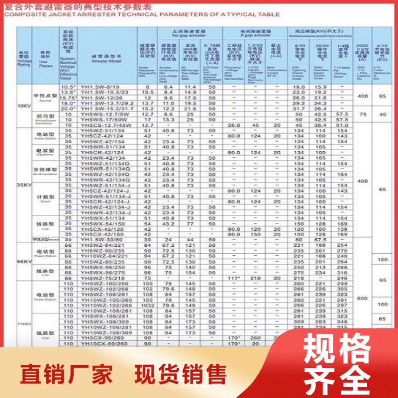 【避雷器】YH5WX5-51/134-上海羿振电力设备有限公司