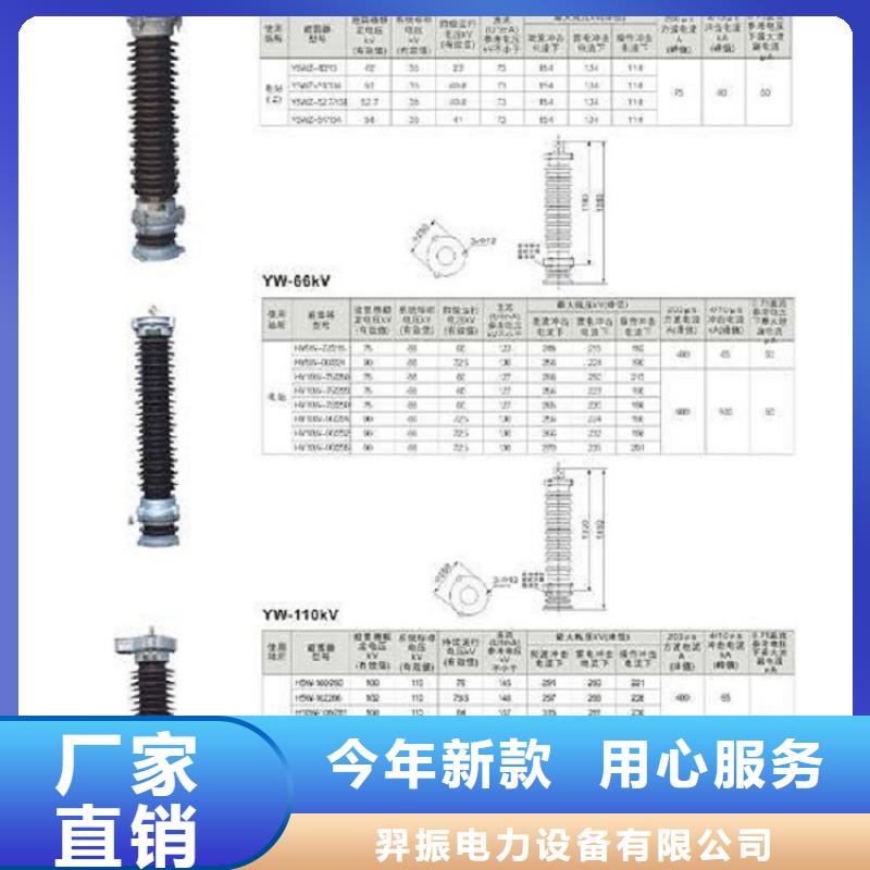 氧化锌避雷器YH10WZ-200/520【上海羿振电力设备有限公司】