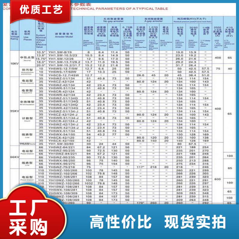 避雷器金属氧化物避雷器多种规格供您选择羿振绝缘子厂家