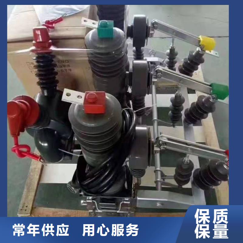10KV户外柱上真空断路器ZW32-12不锈钢电动带隔离.