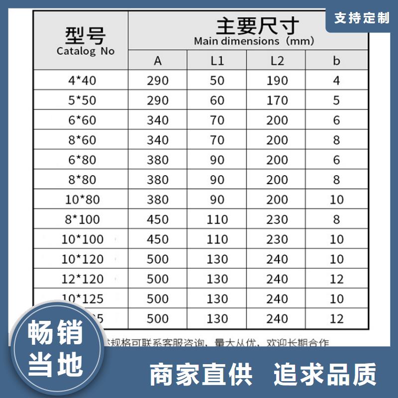 铜母线伸缩节MTS-125*12.5*500