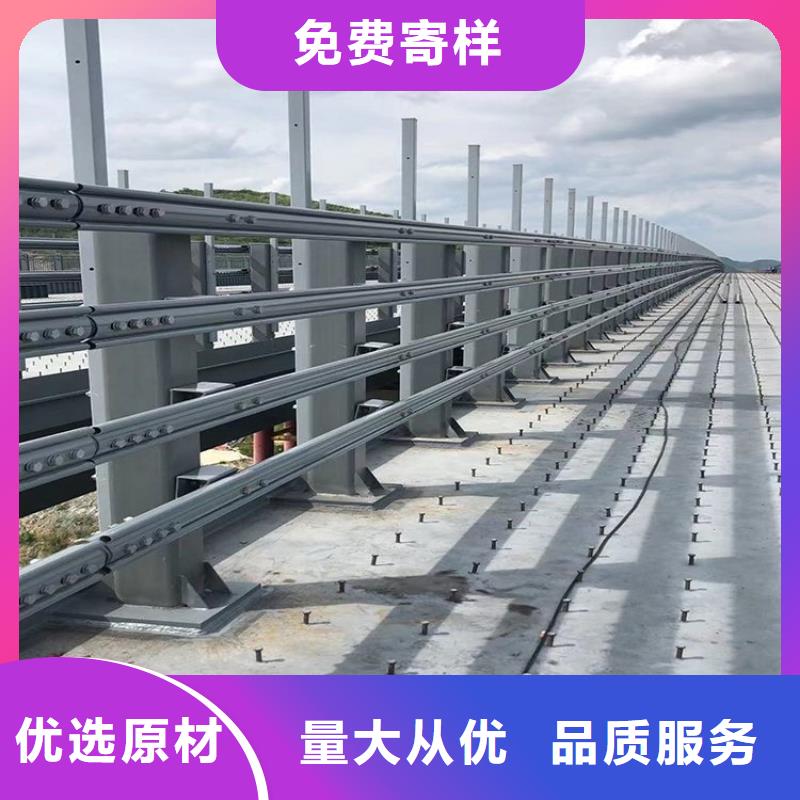 桥梁防撞护栏,钢板立柱口碑好实力强