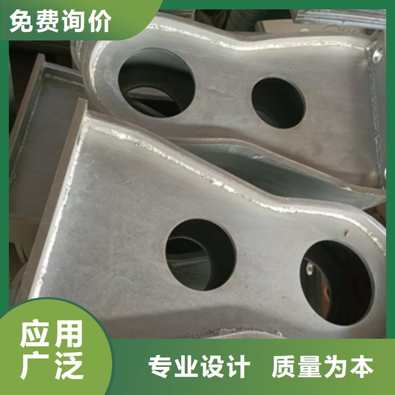 灯光不锈钢复合管护栏立柱来图定制厂家直销来图定制