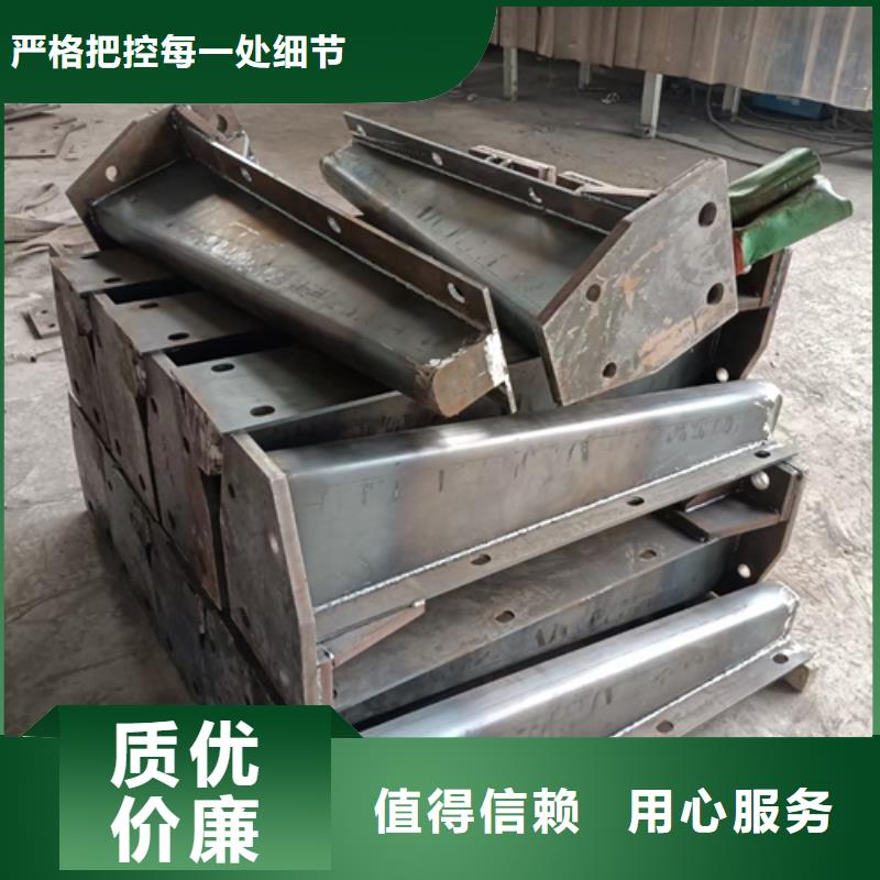 护栏立柱镀锌波形护栏来图定制