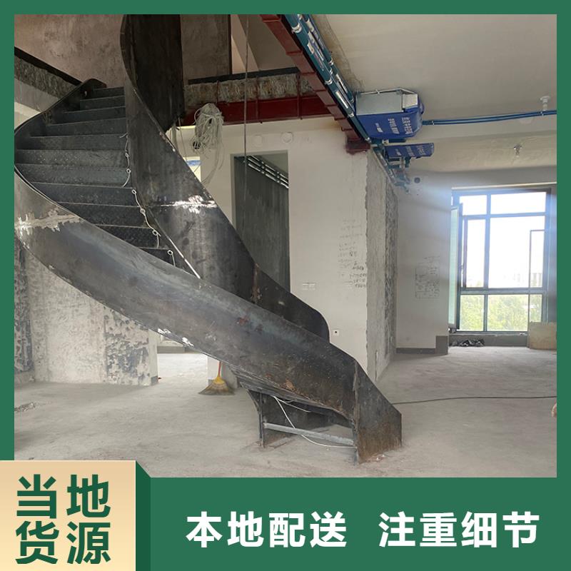 株洲螺旋式金属钢结构楼梯服务