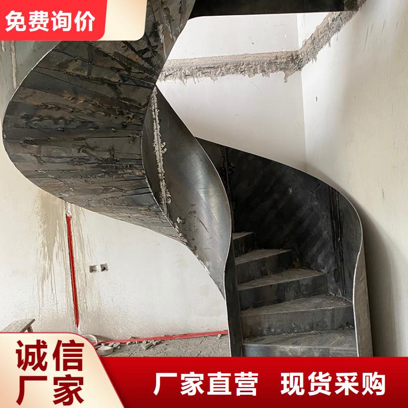 通化复式旋转钢结构梯免费出图纸