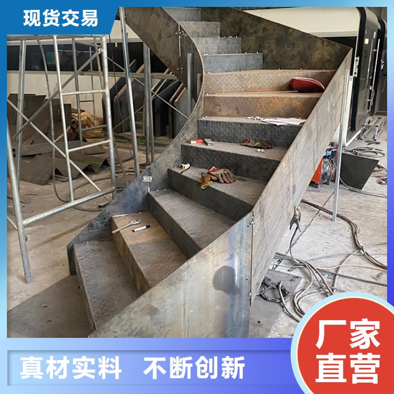 济南市济阳酒店会所螺旋钢结构楼梯快速生产