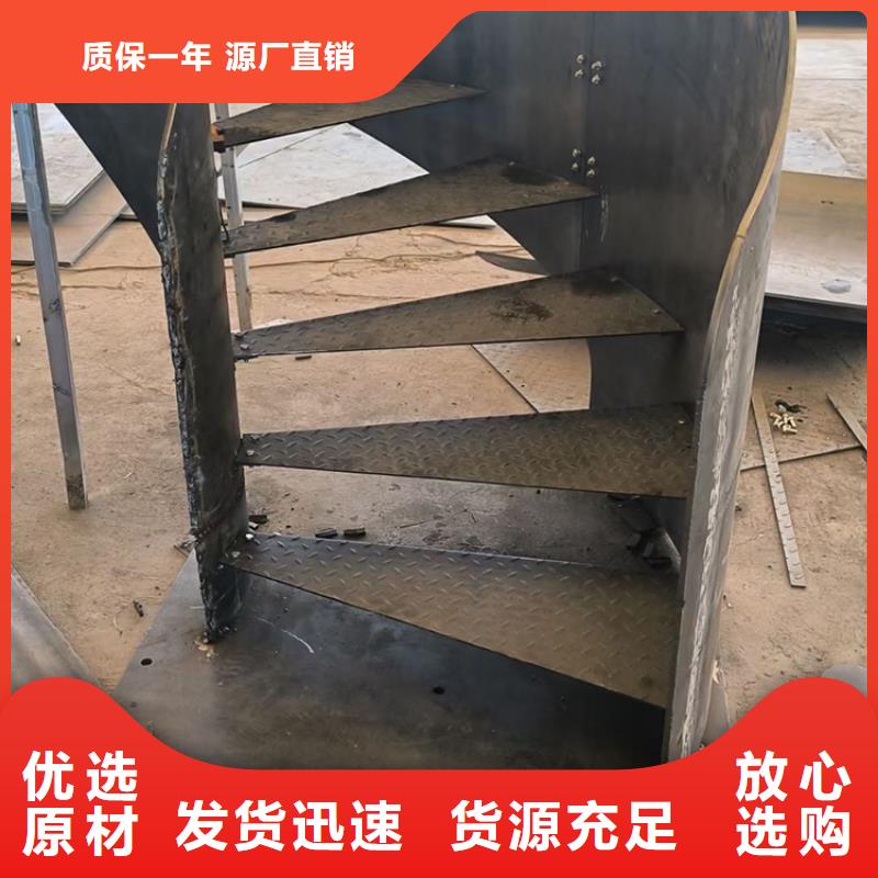 别墅无水泥基础钢结构梯实体大厂
