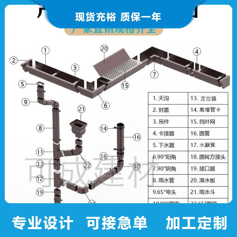 【天沟】铝合金天沟买的放心 可成建材(钦州市分公司)