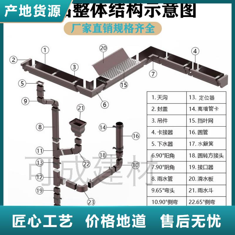 铝合金雨水管安装定制