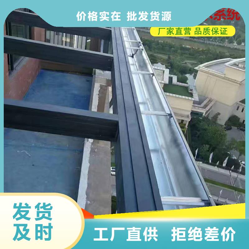 彩鋼板雨水管來廠考察