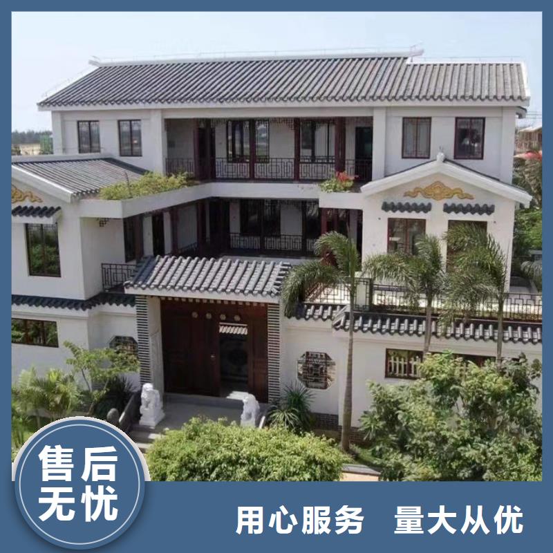 九江本土四合院自建房户型图中心现代风别墅