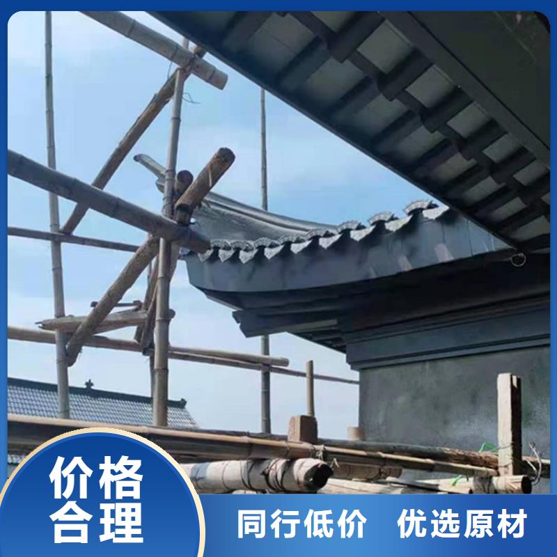 铝代木古建古铜色回廊建筑买的是放心